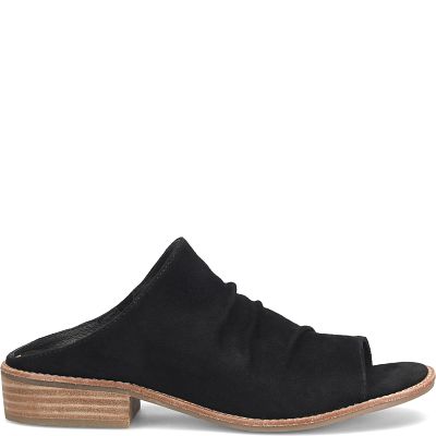 Netta shown in Black Suede (Black)