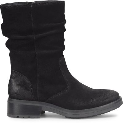 Burnette shown in Black Suede (Black)